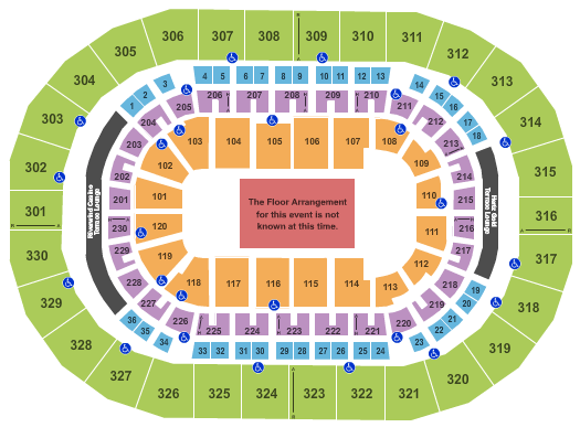Paycom Center Cody Johnson Seating Chart